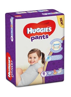Huggies Extra Care Baby Pants Diapers, Size 6, 15 - 25 Kg, 30 Count - Easy On/Off, Cloud Soft Comfort  - Image 3