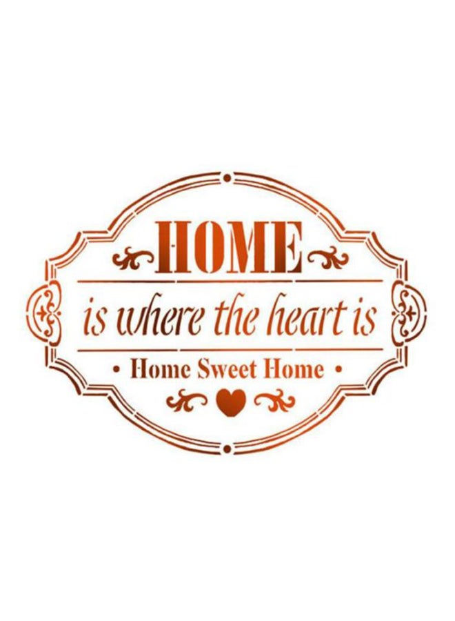 مرسام بكلمة "Home" متعدد الأغراض وقابل لإعادة الإستخدام متعدد الألوان