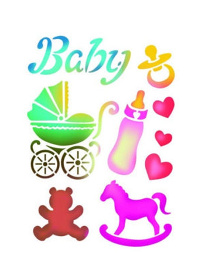 Baby Reusable Stencil Multicolour - v1594533755/N39061645A_1