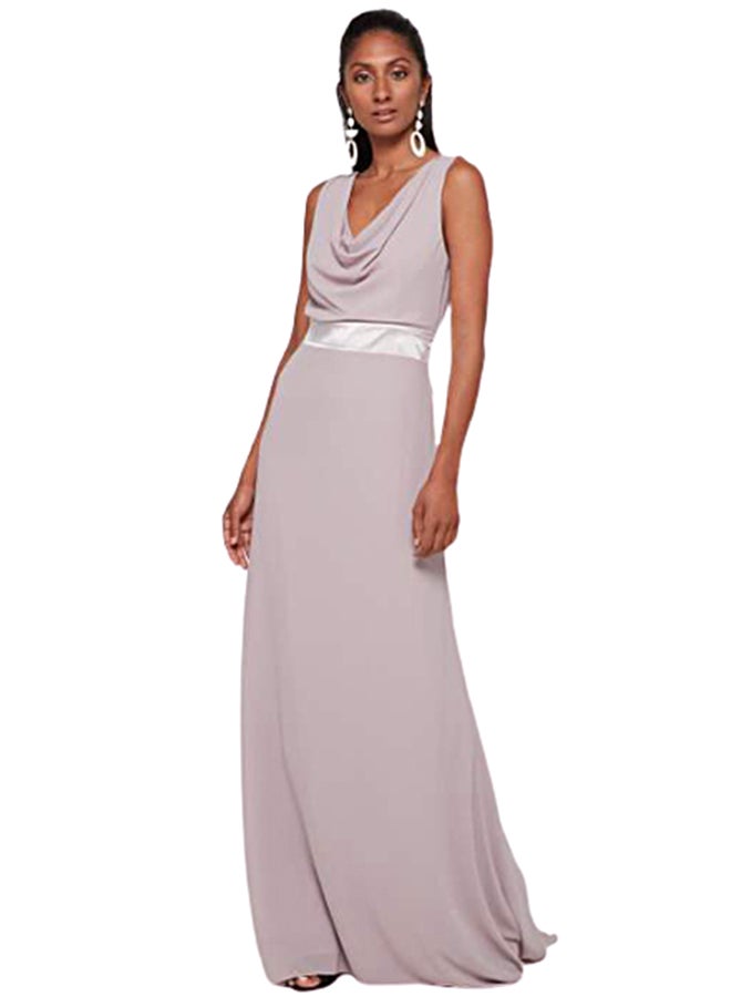 tfnc LONDON - Cowl Neck Dress Grey - Image 1