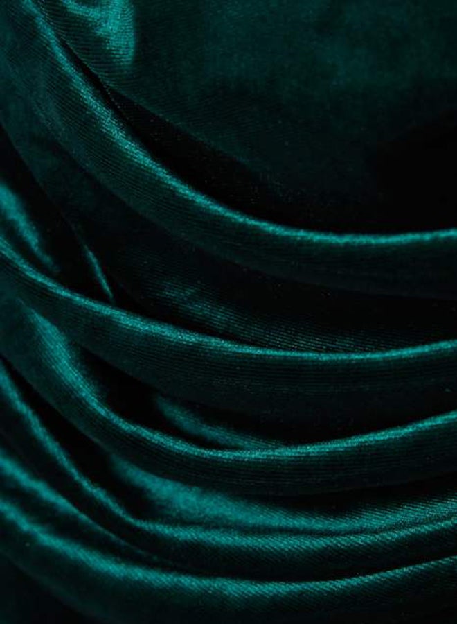 tfnc LONDON - Cowl Neck Velvet Dress Green - Image 1