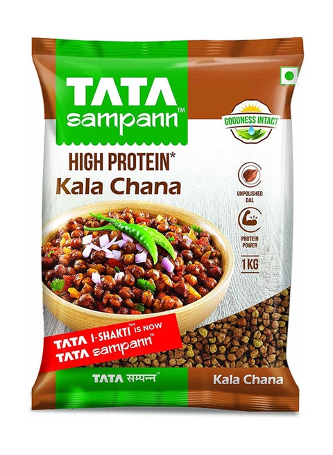 Sampann Unpolished Kala Chana 1kg