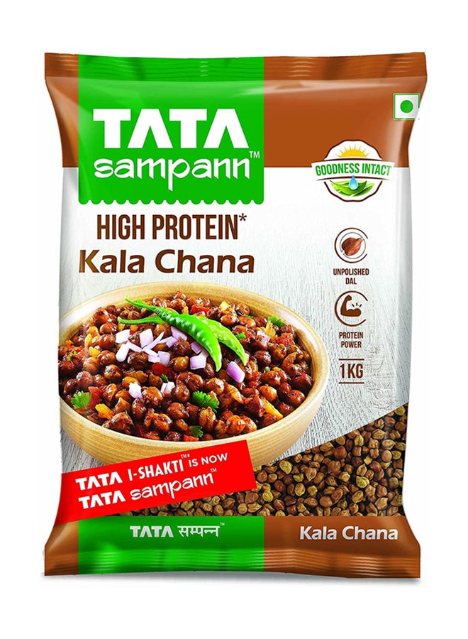 Tata - Sampann Unpolished Kala Chana 1kg - Image 1