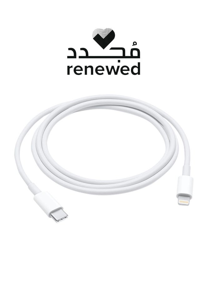 Renewed - USB-C Lightning Cable White - v1594620638/N39275671A_1