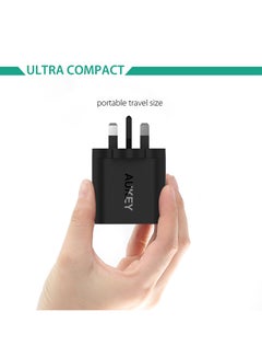 Aukey 3.0 Wall Charger Black  - Image 4