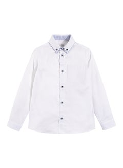 SMYK Boys Double Collared Shirt White  - Image 1