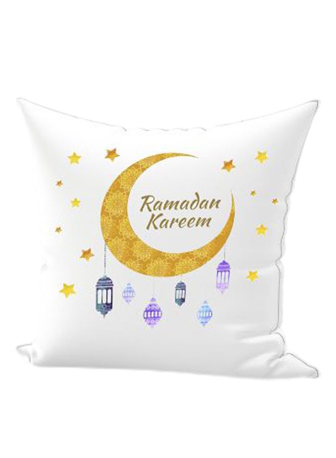 REGAL IN HOUSE Ramadan Kareem Letters Printed Pillow Multicolour 65 x 65cm 