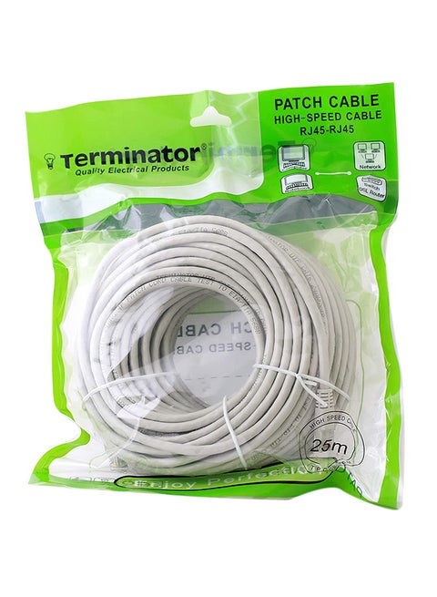 CAT6 High Speed Patch Cable Beige 25meter