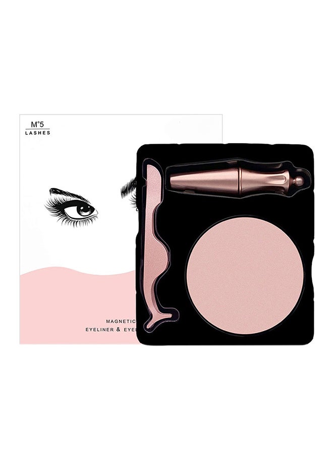 محدد عيون ورموش مغناطيسية مع أداة تطبيق طراز 5D-03 أسود - Image 1