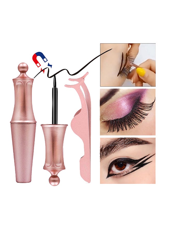 محدد عيون ورموش مغناطيسية مع أداة تطبيق طراز 5D-03 أسود - Image 3