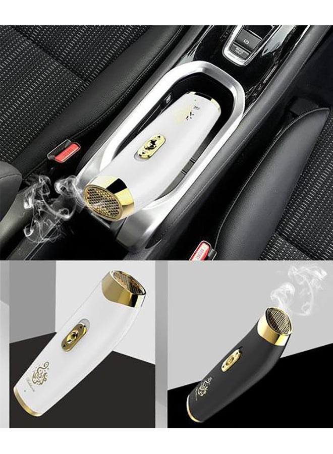 كروني ماكينة بخور USB عمودية محمولة باليد طراز B11 أبيض/ذهبي 20x31Ø³Ù†ØªÙŠÙ…ØªØ± - Image 3