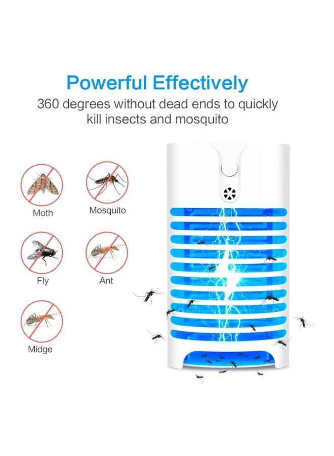 Generic 2-Piece Electric Mosquito Killer Lamp White/Blue 2.9x1.6x5.1inch  - Image 4