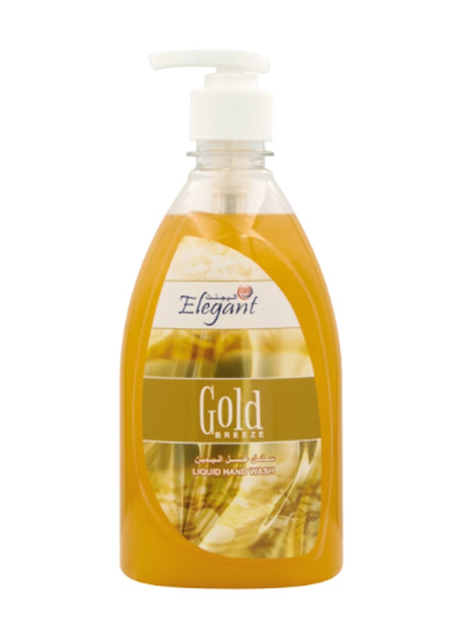 مجموعة عبوات غسول جولد بريز السائل لليدين مكونة من 6 قطع أصفر 500ملليلتر
