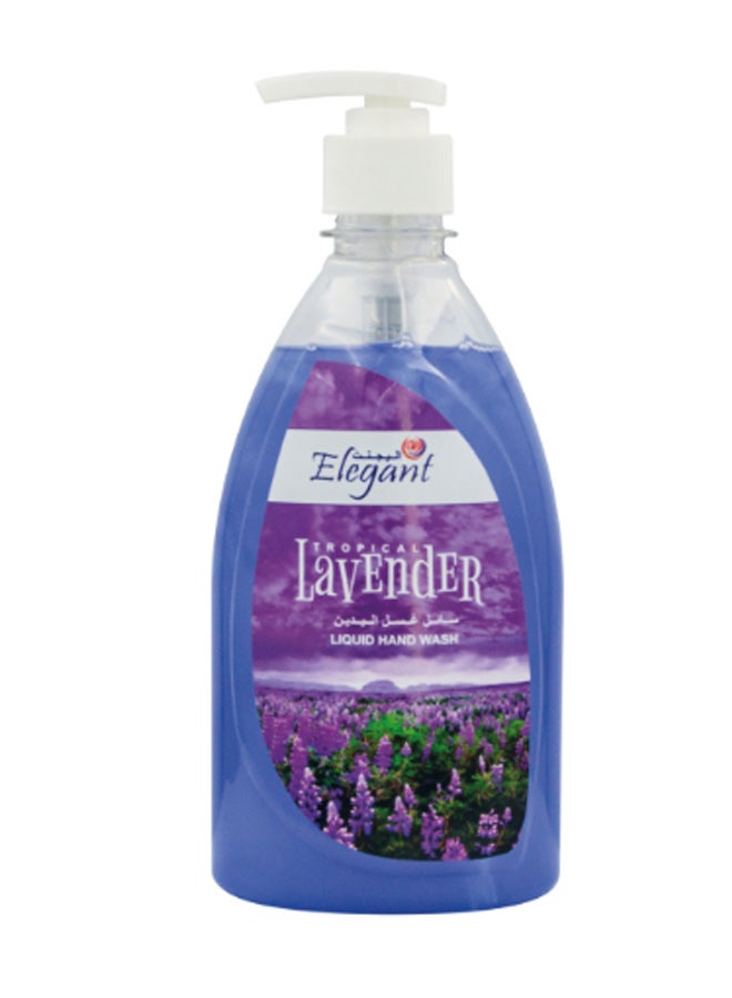 6-Piece Lavender Liquid Hand Wash Set Blue 500ml - v1594642223/N39249786A_1