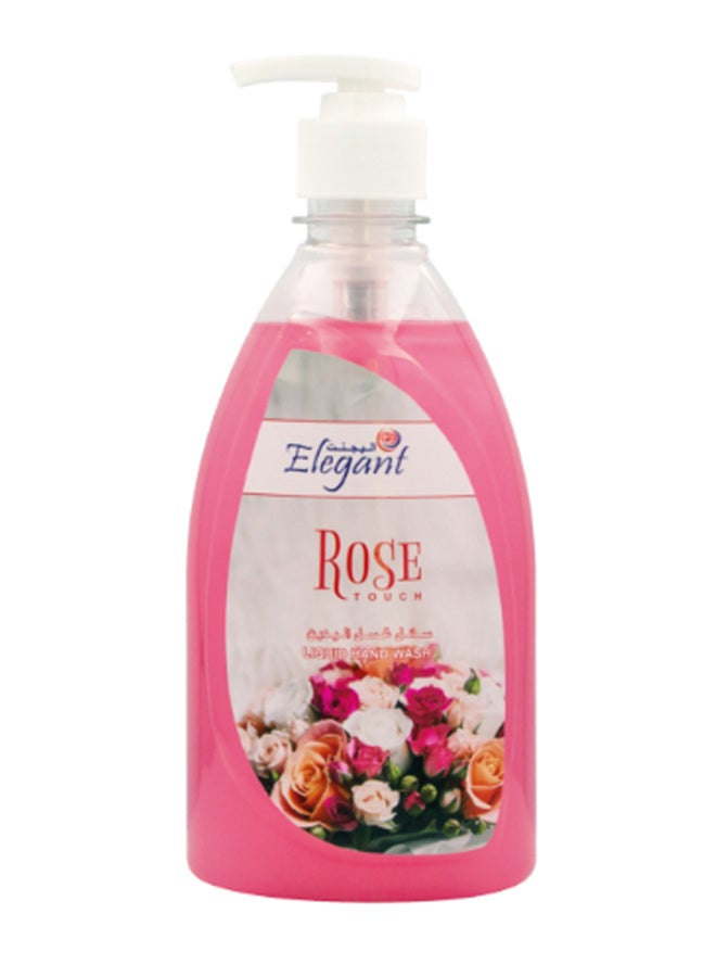 مجموعة عبوات غسول روز تاتش السائل لليدين مكونة من 6 قطع وردي 500ملليلتر