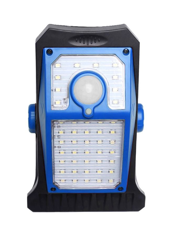 Generic Solar Energy Waterproof Wall Lamp Blue/Black 17.5x10.7x11.5cm  - Image 1