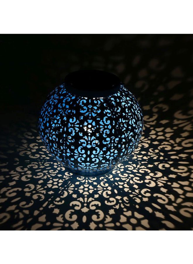 Generic Solar Powered Lantern Blue 28.5x19x19cm  - Image 2
