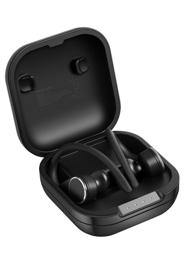 PROMATE TWS True Bluetooth Wireless In-Ear Headphones With Charging Case Black  - Image 1