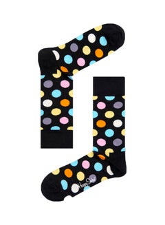 Happy Socks Polka Dot Crew Socks Black  - Image 1