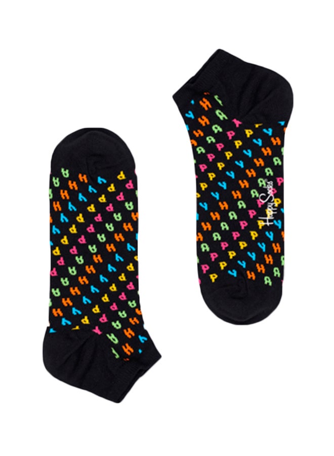 Happy Socks Happy Liner Socks Black - Image 1