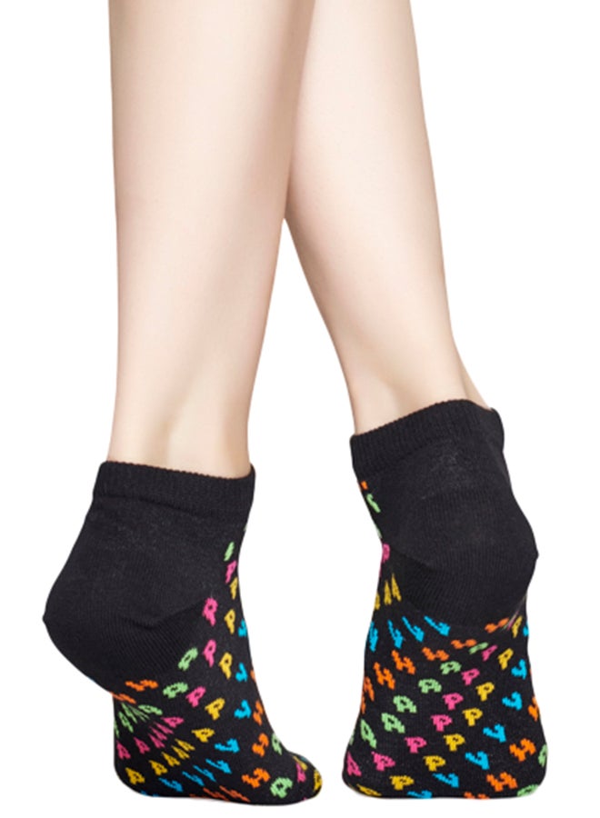 Happy Socks Happy Liner Socks Black - Image 3