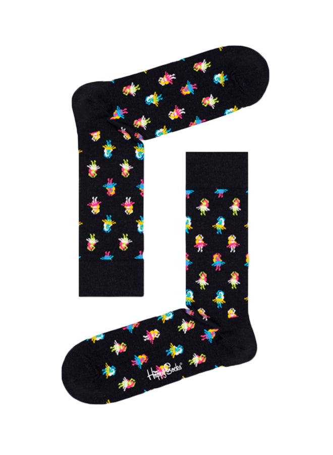 Hula Crew Socks Black