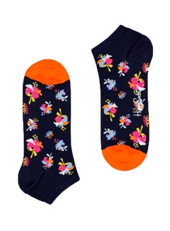 Happy Socks Hibiscus Liner Socks Black 
