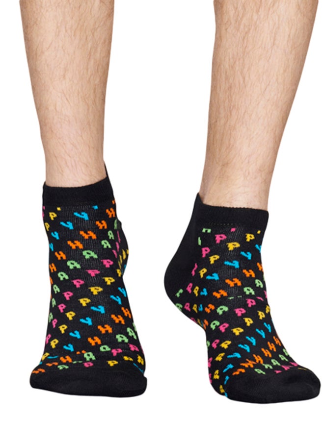 Happy Socks Happy Liner Socks Black - Image 2