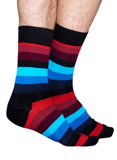 Happy Socks Stripe Crew Socks Multicolour  - Image 2