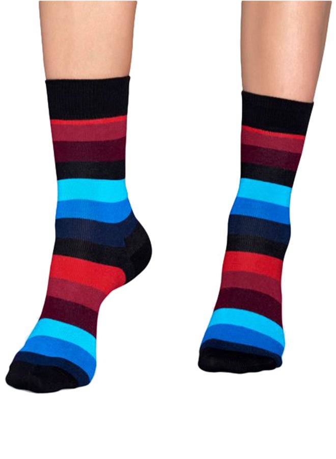 هابي سوكس جوارب كرو المقلمة متعدد الألوان - Image 3