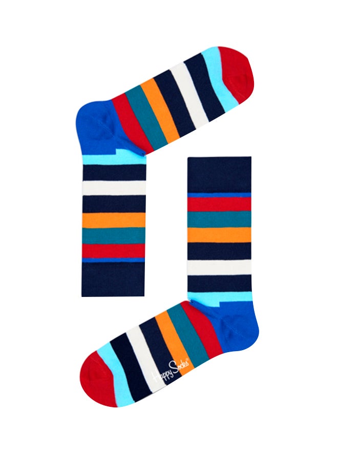 Happy Socks Stripe Crew Socks Multicolour - Image 1
