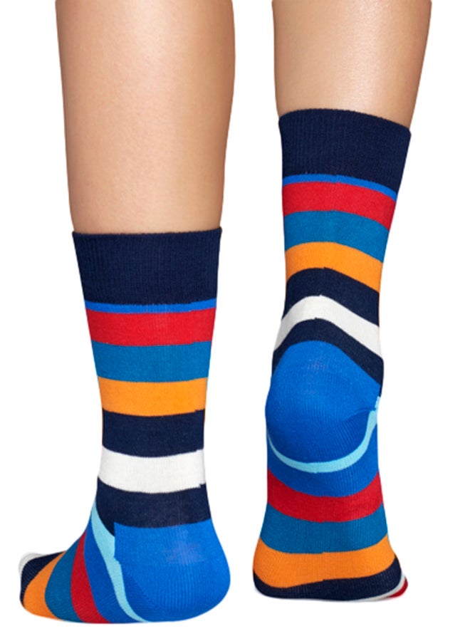 Happy Socks Stripe Crew Socks Multicolour - Image 3