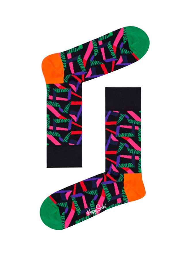 Tiger Chain Crew Socks Multicolour