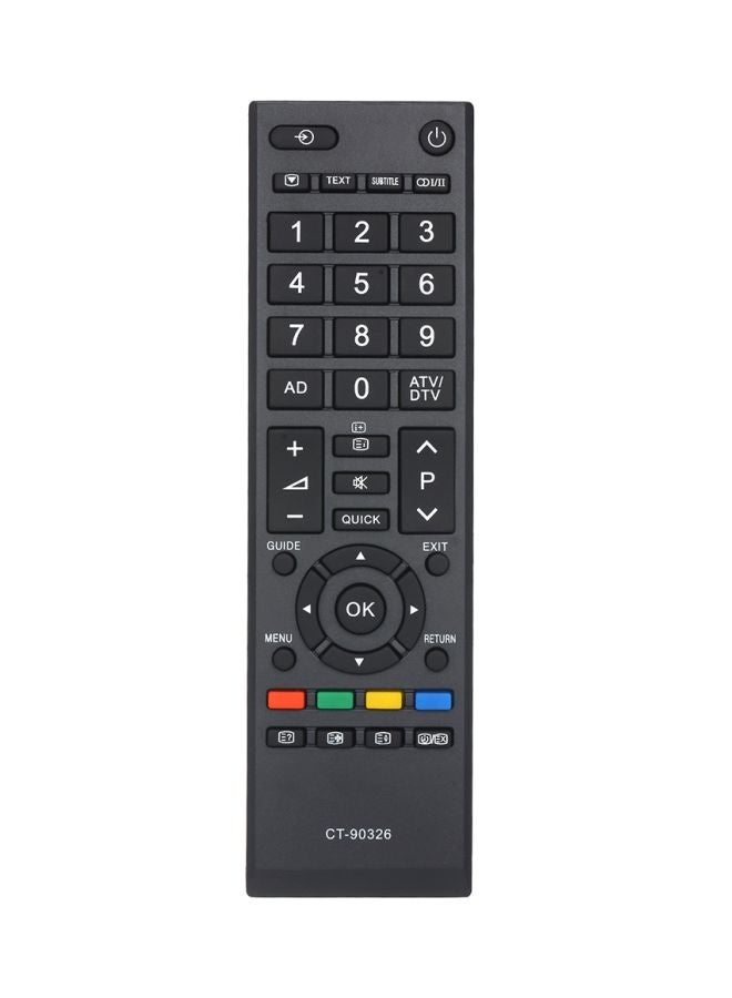 IR Wireless LCD TV Remote Control For Toshiba CT-90326 Black - Image 1