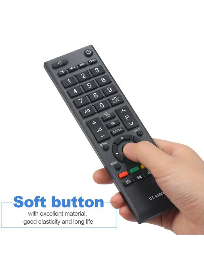 IR Wireless LCD TV Remote Control For Toshiba CT-90326 Black - Image 3