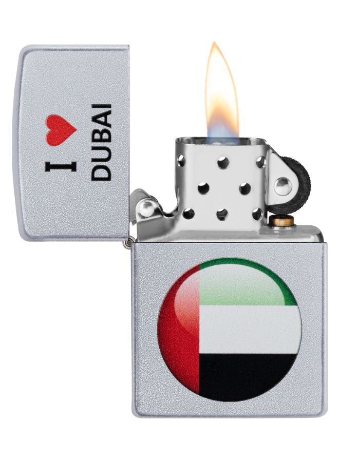 زيبو ولاعة تعمل بالغاز بتصميم قلب دبي - Image 2