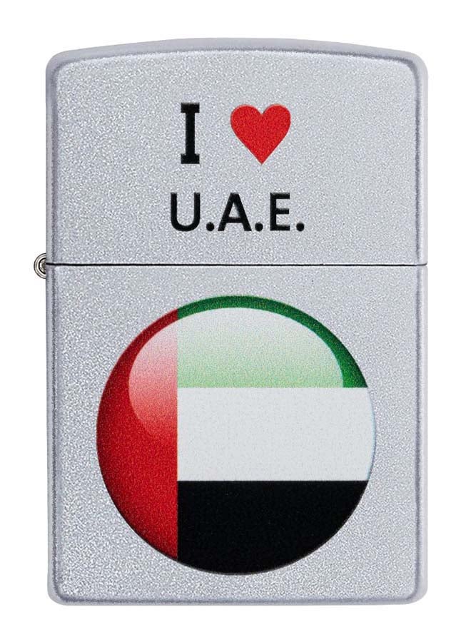 زيبو ولاعة تعمل بالغاز بتصميم (I "Heart" UAE) - Image 1