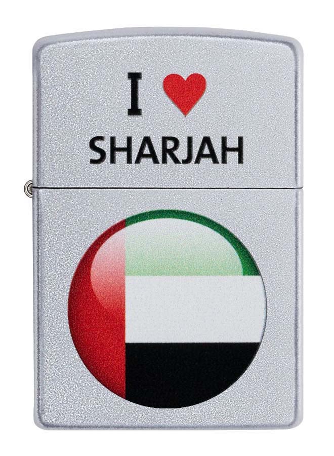 زيبو ولاعة تعمل بالغاز بتصميم (I "Heart" Sharjah) - Image 1