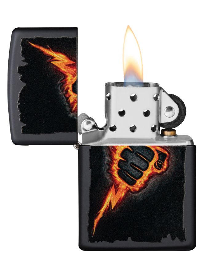 Zippo - Lightning Bolt Fist Design Gas Lighter - Image 1