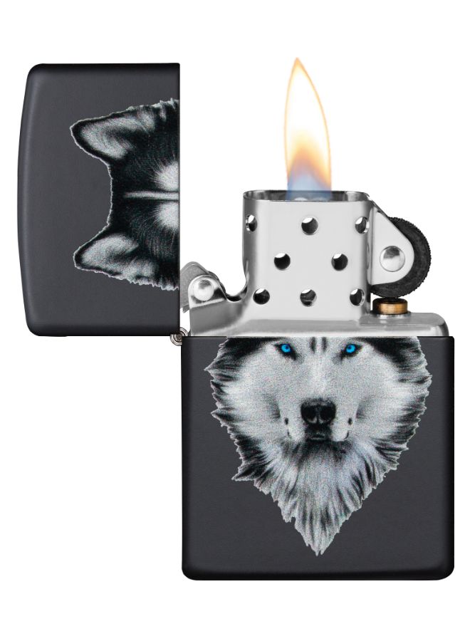 Zippo Siberian Husky Design Gas Lighter  - Image 2