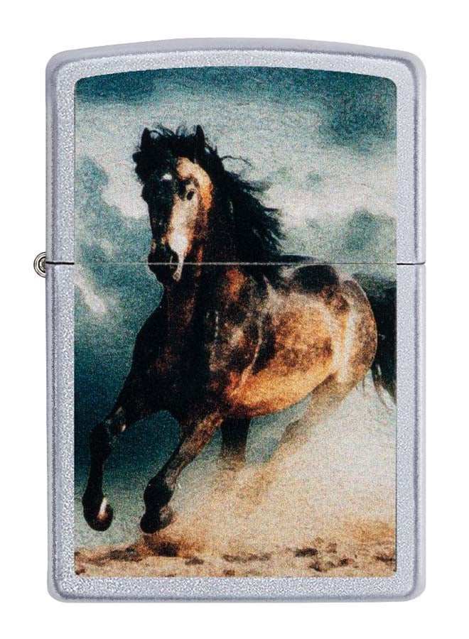 Zippo Wild Stallion Design Gas Lighter  - Image 1