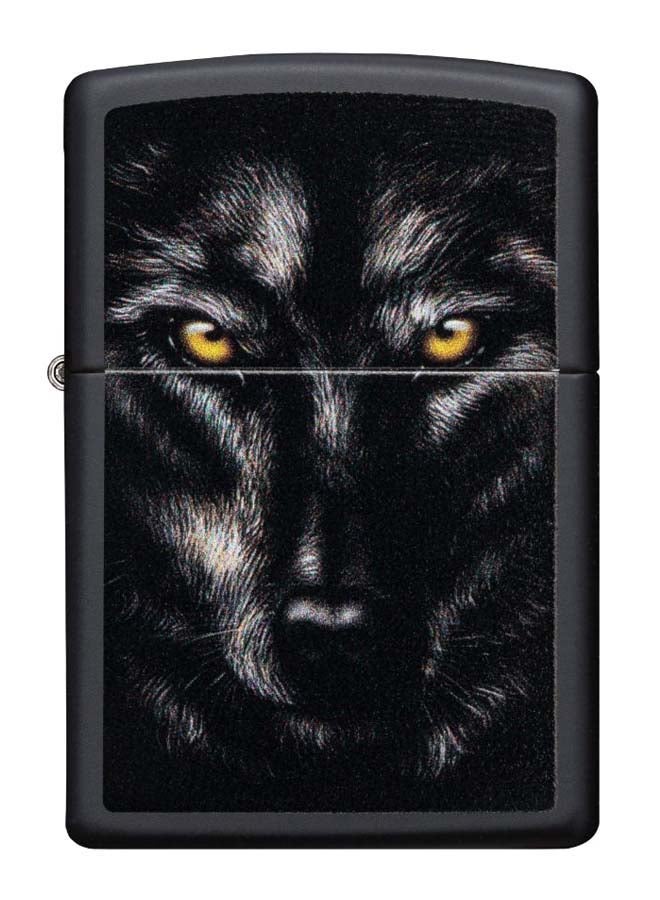 زيبو ولاعة تعمل بالغاز بتصميم وجه ذئب - Image 1