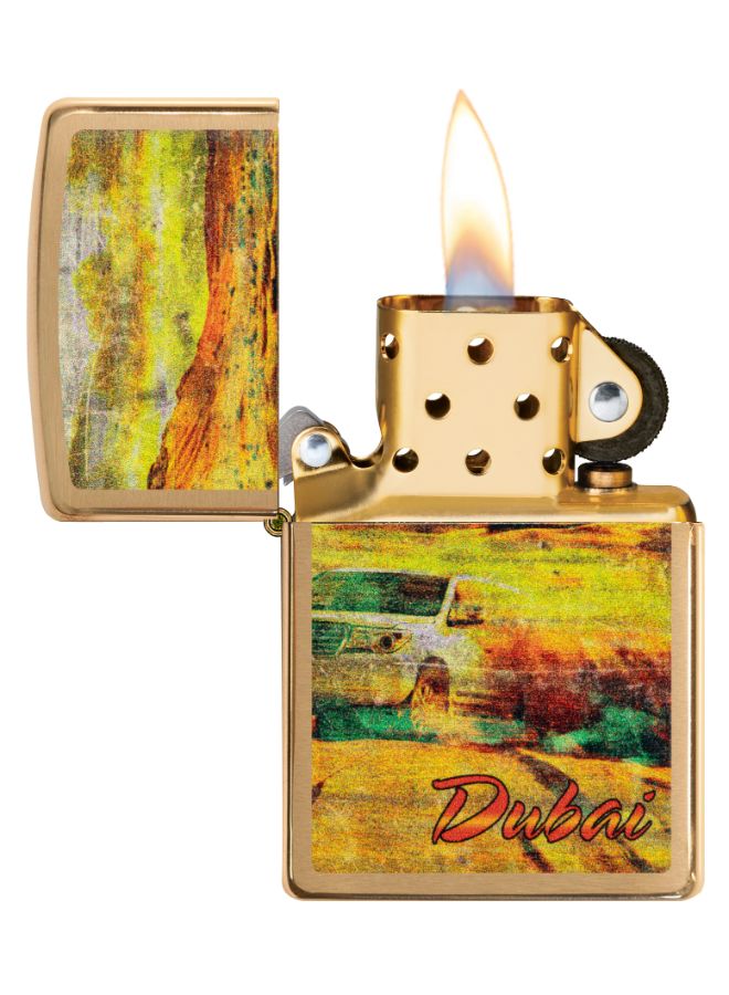 زيبو ولاعة تعمل بالغاز بتصميم صحراء سفاري دبي - Image 2