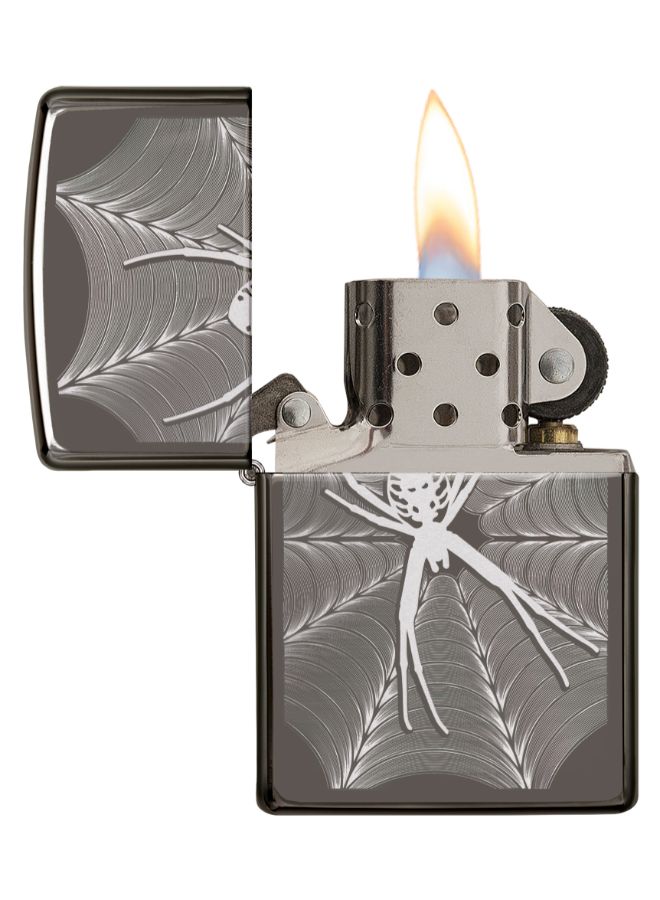 Spider And Web Design Gas Lighter Grey/White - v1594644643/N39254163A_2