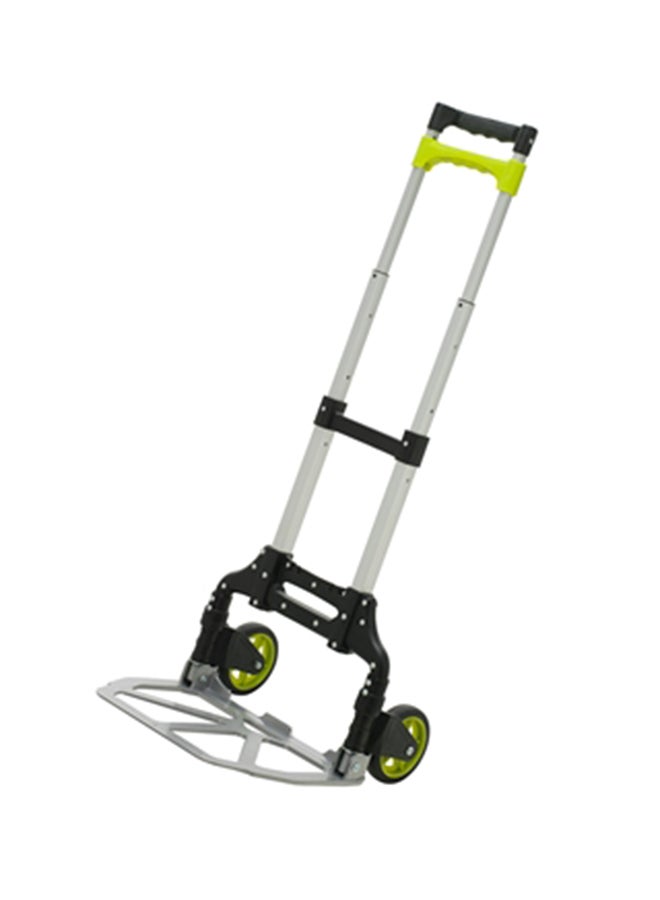 Homez Heavy Duty Aluminum Foldable Hand Truck Black/White 40cm  - Image 1