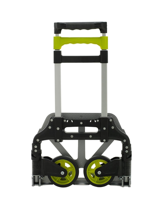 Homez Heavy Duty Aluminum Foldable Hand Truck Black/White 40cm  - Image 3