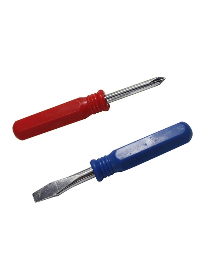 9-Piece Magnetic Screwdriver Set Silver/Red/Green - Image 3