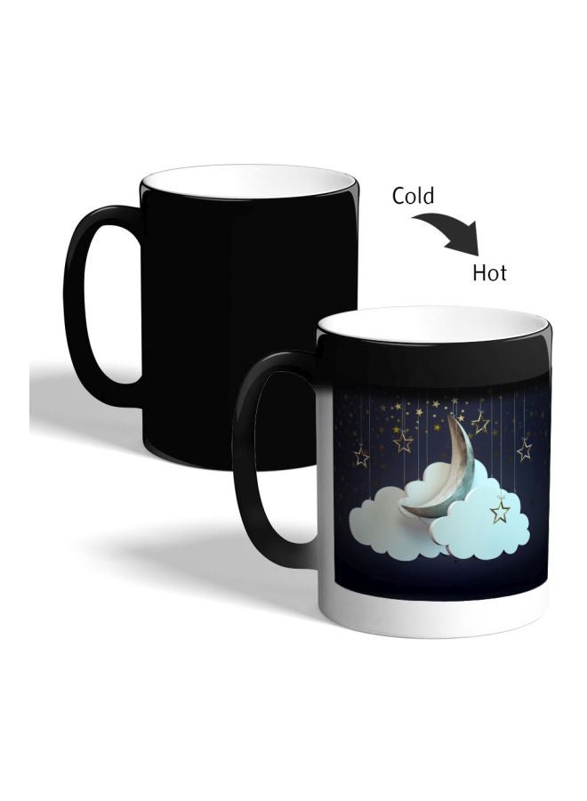 Decalac Crescent Of Ramadan Printed Colour Changing Mug Black 325ml  - Image 2