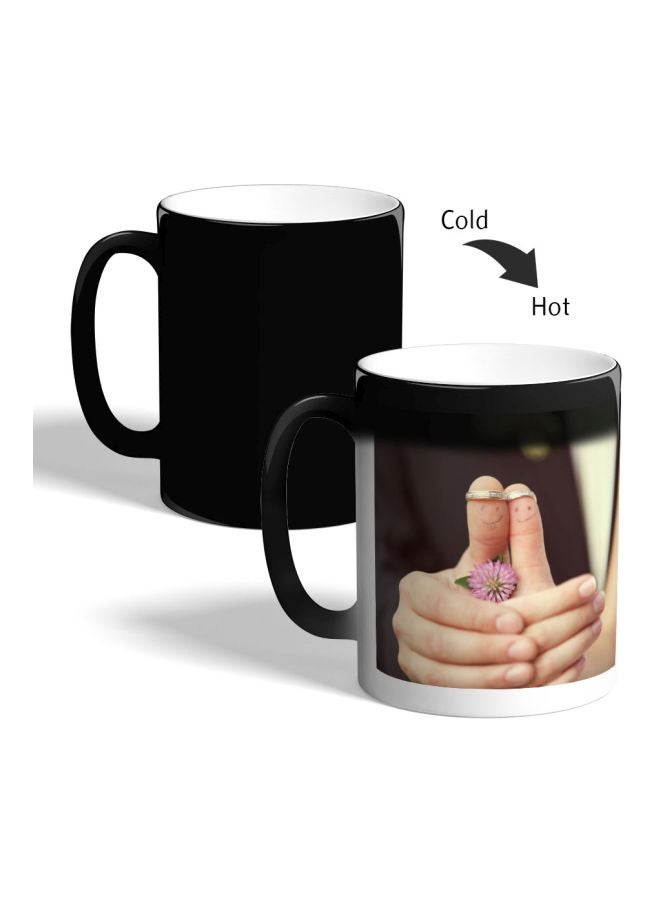 Decalac Joy Of Bride Printed Colour Changing Coffee Mug Black - Image 2