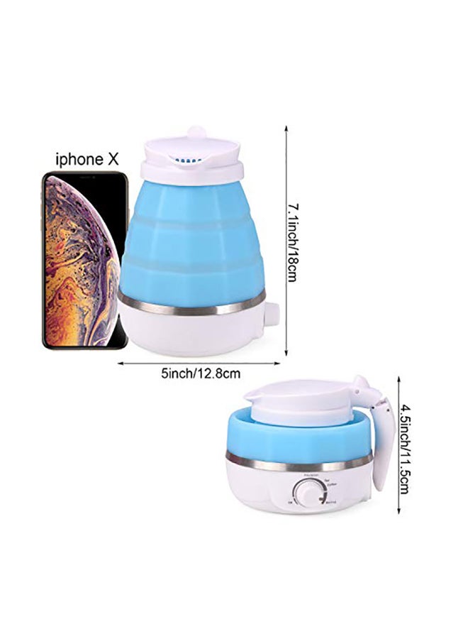 سوتيك غلاية كهربائية قابلة للطي مناسبة للسفر سعة 0.6 لتر 600 ml 700 W DYQQKD828 أزرق  - Image 2